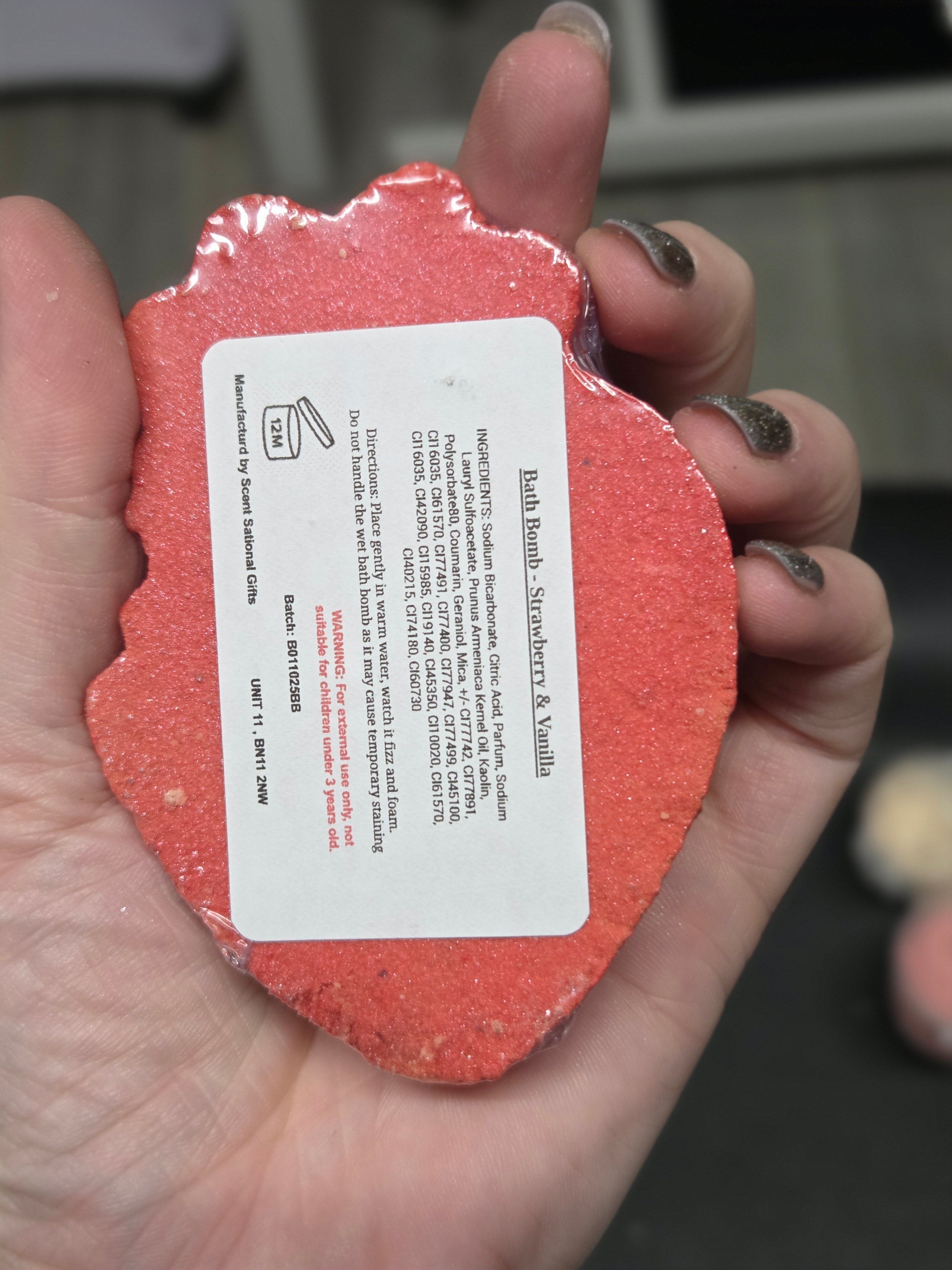 Strawberry Bathbomb